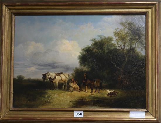 Attributed to Thomas Smythe (1825-1907), oil on canvas, 32 x 45cm